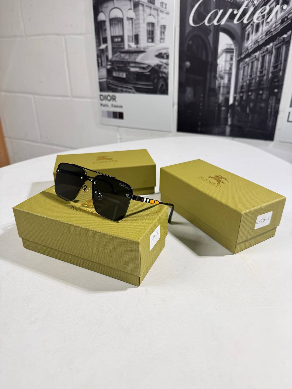 Burberry Pilot Classic Aviator Black Metal Frame Sunglasses Men's Women's Reps Sale UK Best Quality AAA Replica