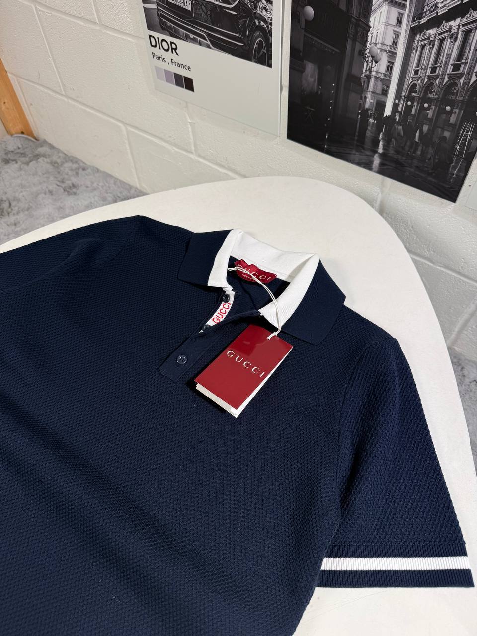 Gucci Contrast-Collar Logo Stretch Polo Shirts Men's in Different Colors Reps Sale UK Sale Best Quality AAA Replica