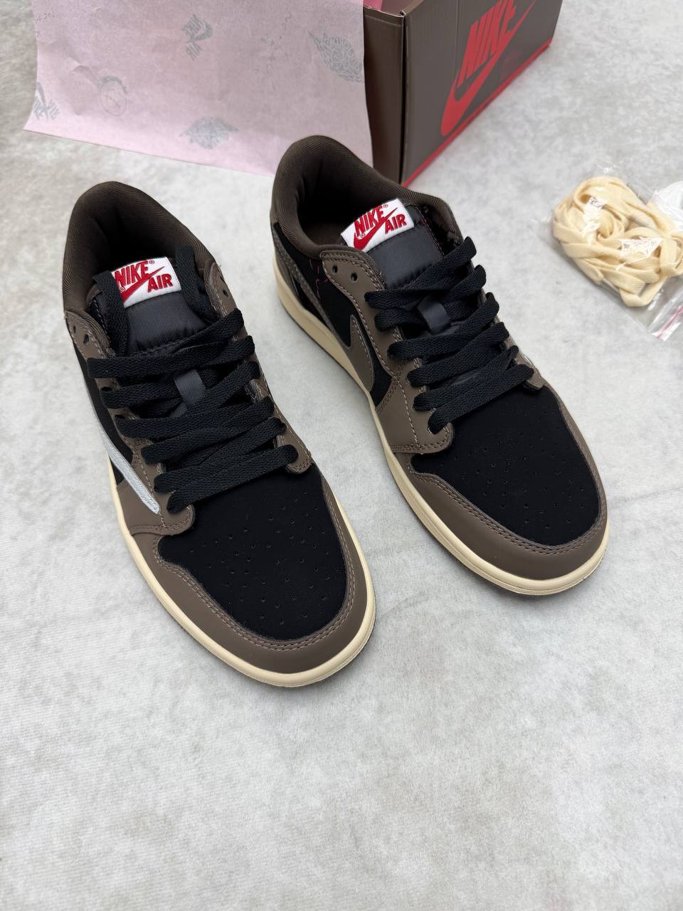 Nike Air Jordan 1 Retro Low OG SP "Travis Scott Mocha" CQ4277-001 Trainers Men's Reps Sale UK Best Quality Sale AAA Replica