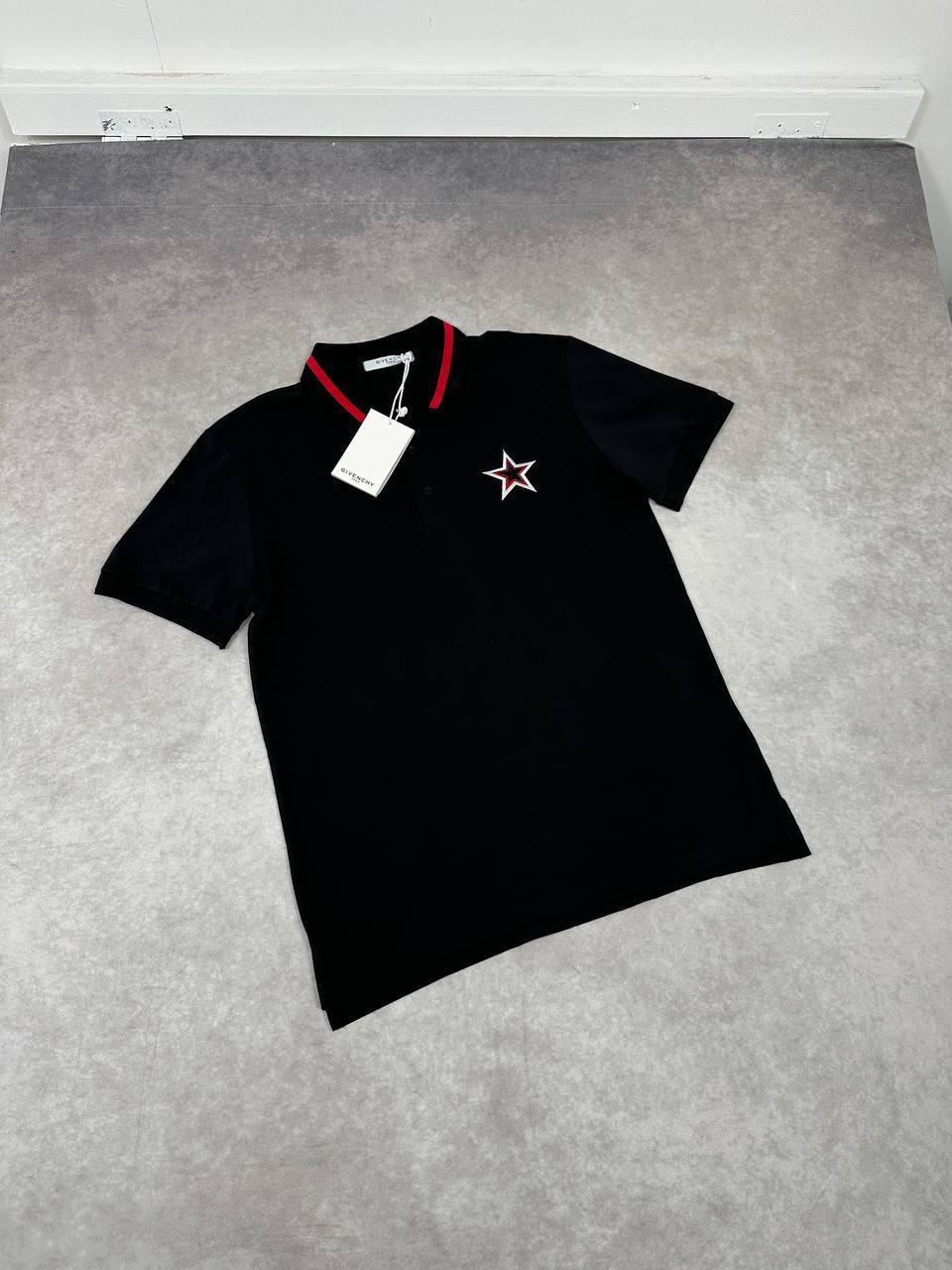 Givenchy Star Chest Patch Short Sleeves Polo Shirts Men's in 2 Colors Reps Sale UK Best Quality AAA Replica