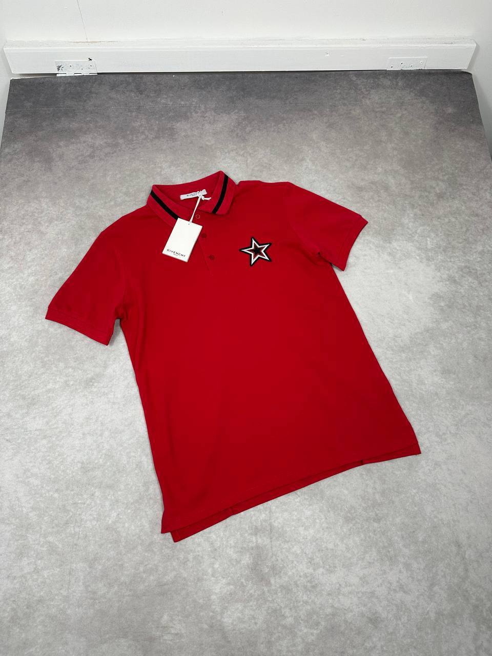Givenchy Star Chest Patch Short Sleeves Polo Shirts Men's in 2 Colors Reps Sale UK Best Quality AAA Replica