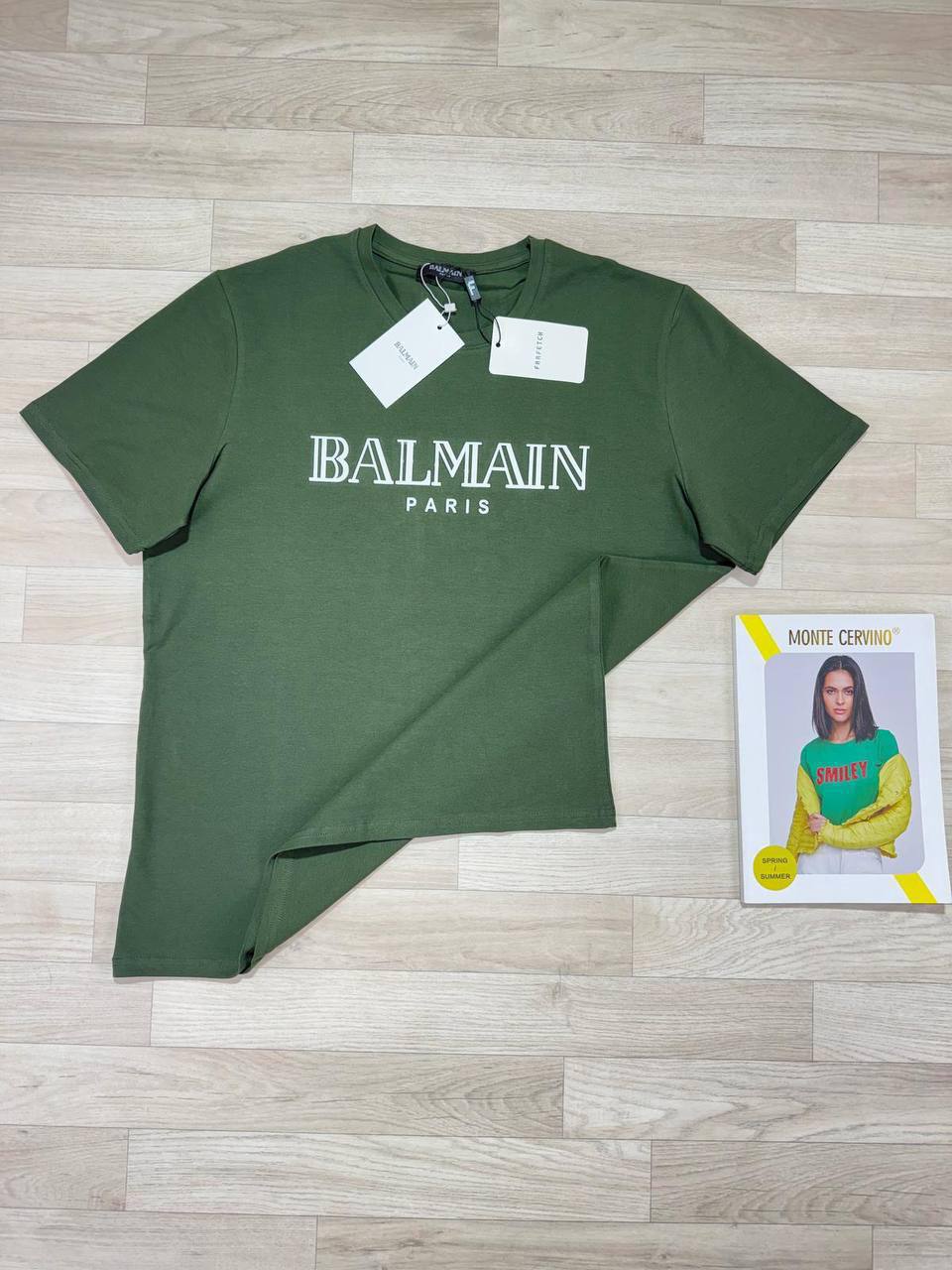 Balmain Cotton Logo-Print T-Shirts Men's Women's in Different Colors Reps Sale UK Best Quality AAA Replica