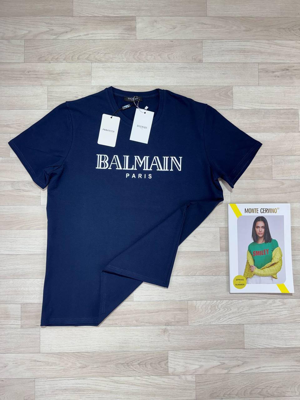 Balmain Cotton Logo-Print T-Shirts Men's Women's in Different Colors Reps Sale UK Best Quality AAA Replica
