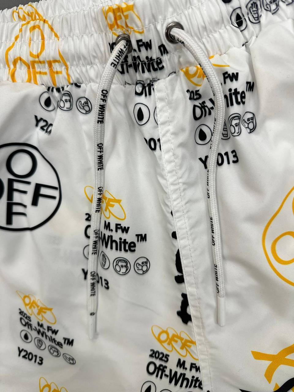 Off-White Graphic Print Drawstring Streetwear Shorts Men's Reps Sale UK Best Quality AAA Replica