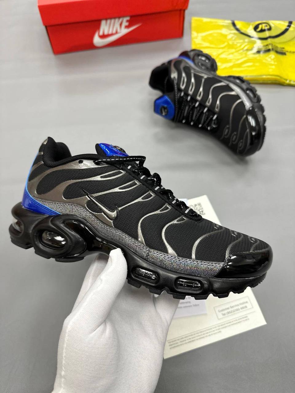 Nike Air Max Plus TN "Black Metallic Grey" CW2646-001 Trainers Men's Reps Sale UK Best Quality Replica