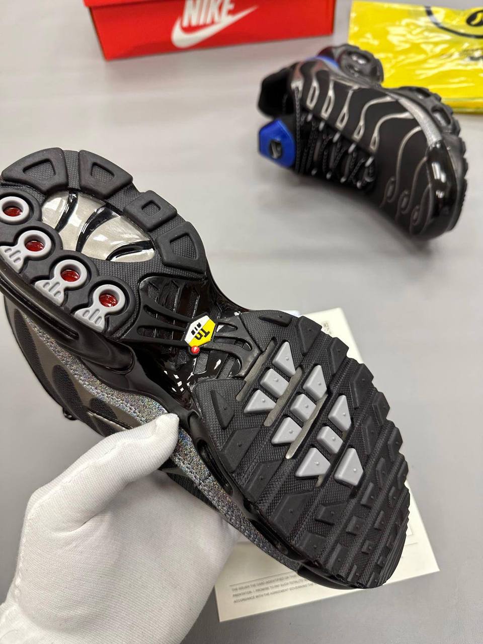 Nike Air Max Plus TN "Black Metallic Grey" CW2646-001 Trainers Men's Reps Sale UK Best Quality Replica