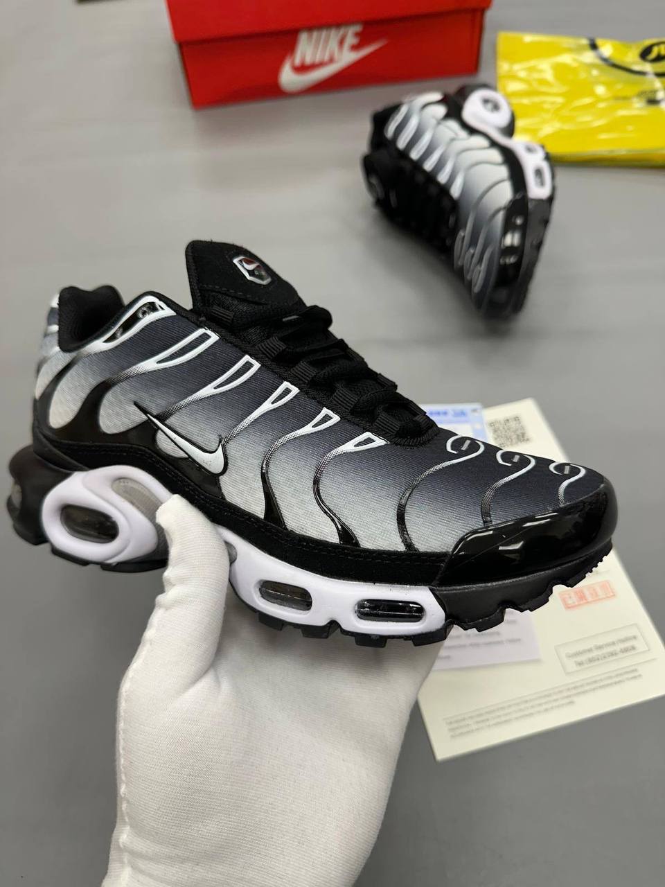 Nike Air Max Plus TN "Black Silver White" DM0032-003 Trainers Men's Reps Sale UK Best Quality Replica