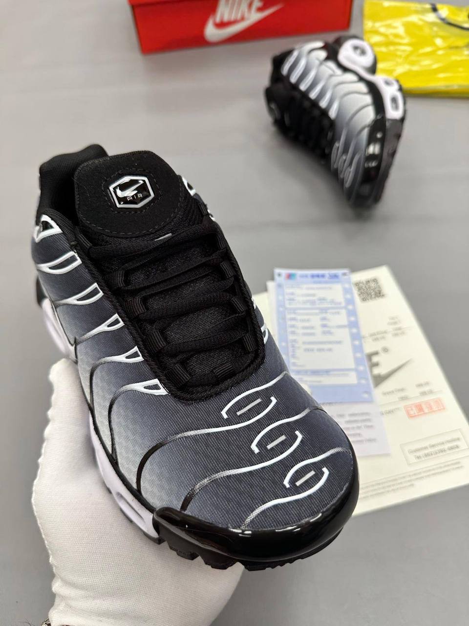 Nike Air Max Plus TN "Black Silver White" DM0032-003 Trainers Men's Reps Sale UK Best Quality Replica
