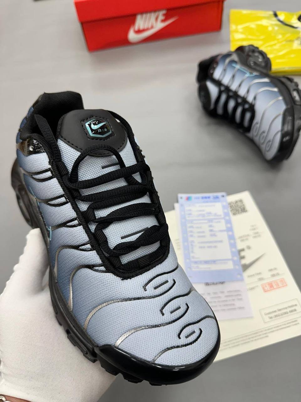 Nike Air Max Plus TN "Black/Wolf Grey" IO0657-001 Trainers Men's Reps Sale UK Best Quality Replica