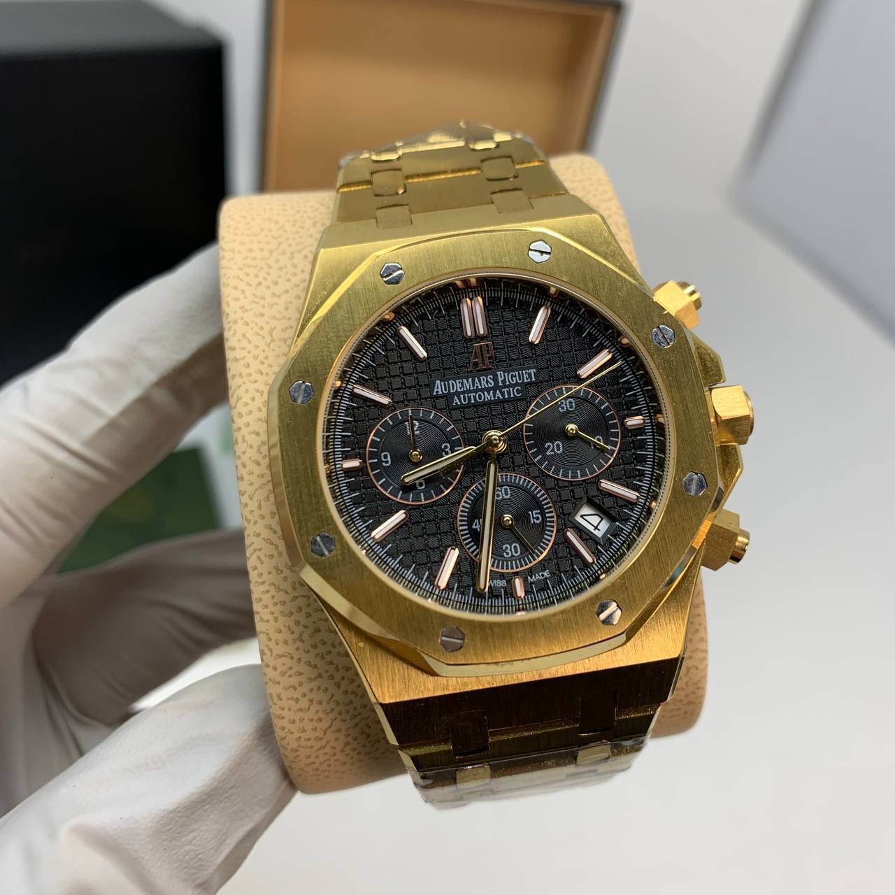 Audemars Piguet Royal Oak Selfwinding Chronograph "Black Dial" 26240OR Men's Watch Reps Sale UK Best Quality AAA Replica