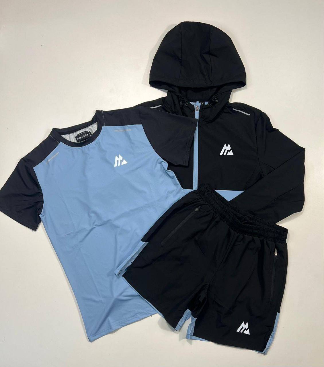 Montirex 3-Piece Activewear Tracksuit Men's in Black Color Reps Sale UK Best Quality AAA Quality Replica