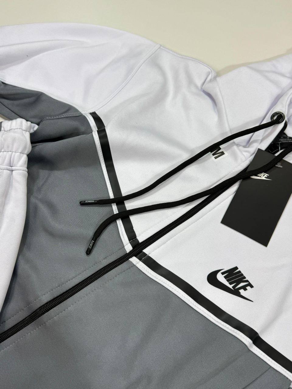 Nike Tech Fleece Signature Tracksuit Men's in White/Grey Color Reps Sale UK Best Quality AAA Replica