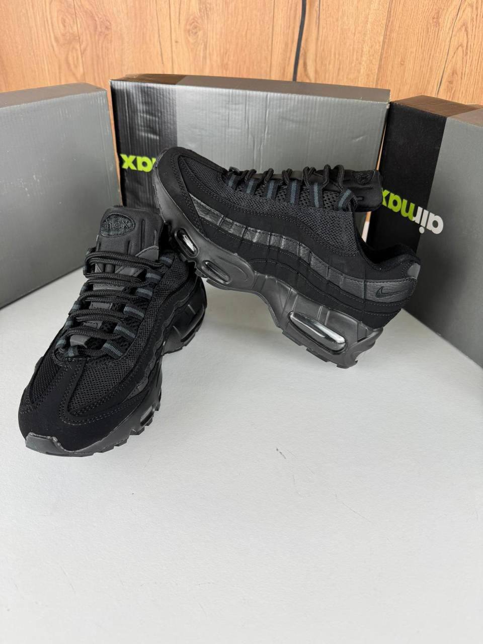 Nike Air Max 95 Essential 'Triple Black' Trainers Men's Reps Sale UK Best Quality AAA Replica