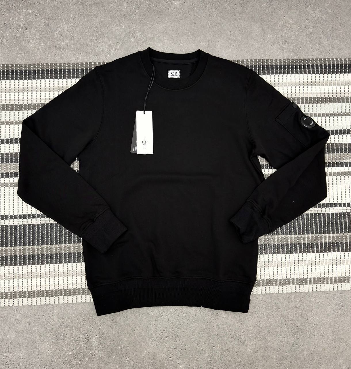 C.P. Company Diagonal Raised Fleece Lens Men's Women's Jumper in Different Colors Reps UK Best Quality AAA Replica