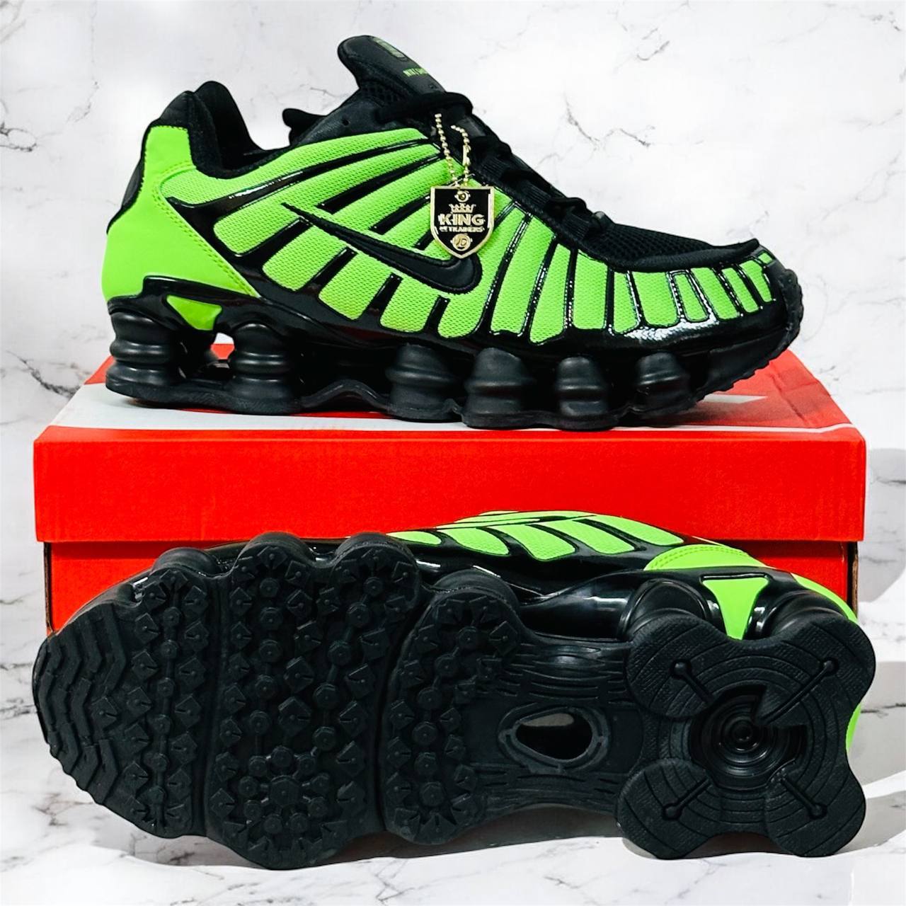 Nike Shox TL "Thermoactive Green" Trainers Men's Reps Sale UK Best Quality AAA Replica