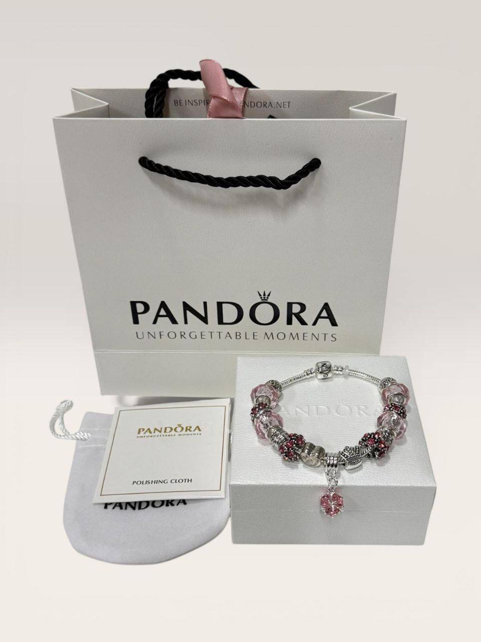 Pandora Pink Blossom Charm Bracelet Women's Reps Sale UK Best Quality AAA Replica