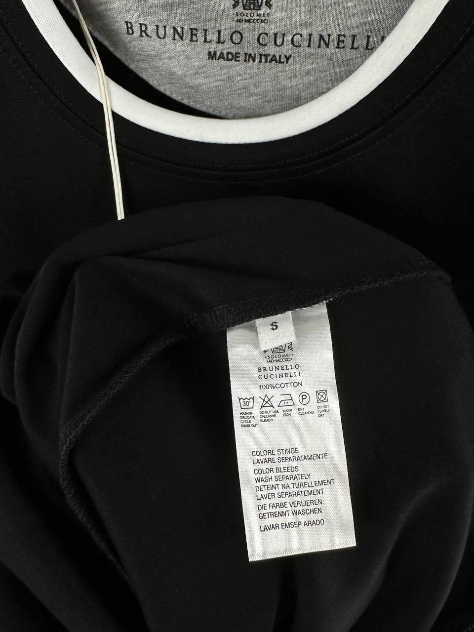 Brunello Cucinelli Faux-Layering Crewneck Men's Women's T-Shirts in 2 Colors Reps Sale UK Best Quality AAA Replica