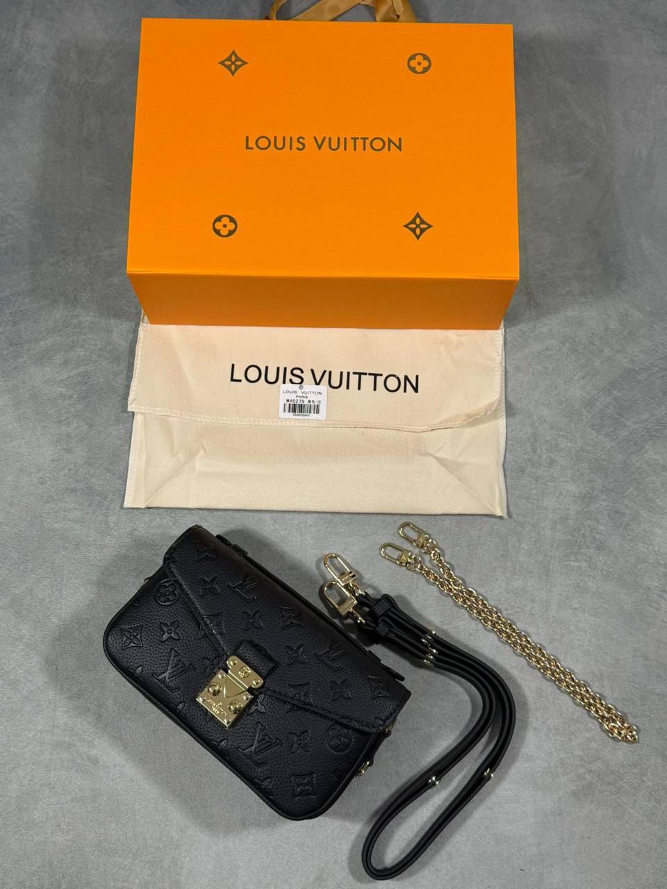 Louis Vuitton Pochette Métis East West Monogram Shoulder Bag Black Women's Reps Sale UK Best Quality AAA Replica
