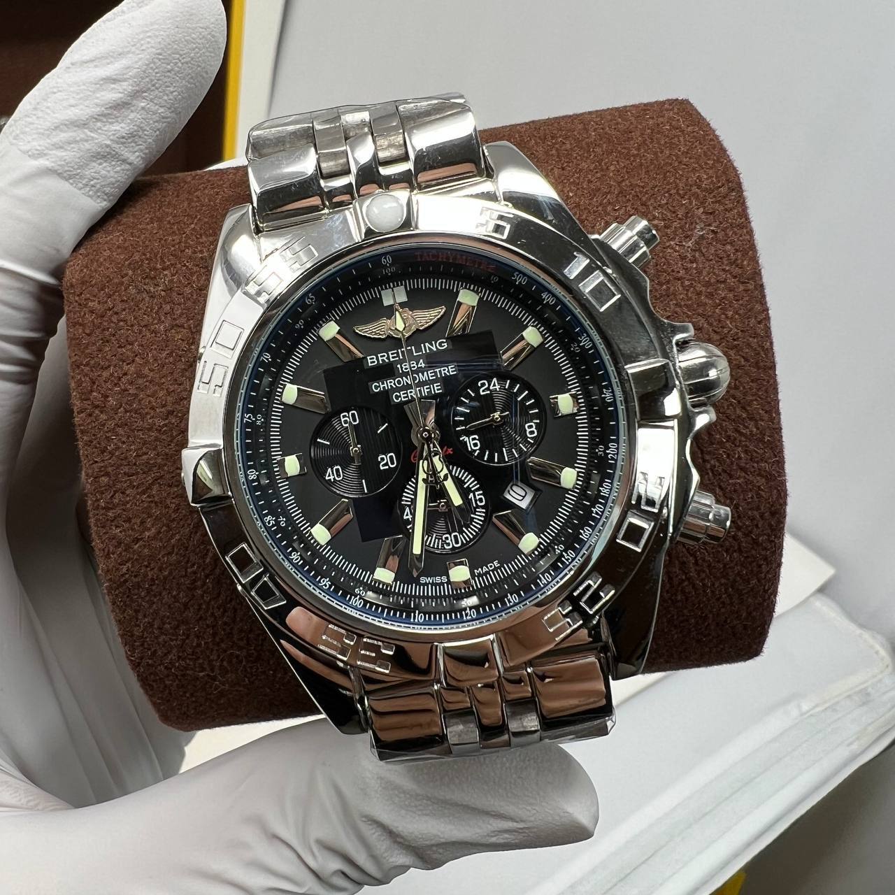 Breitling Chronomat Evolution A13356 Black Dial Men's Watch UK Best Quality Reps Sale AAA Replica