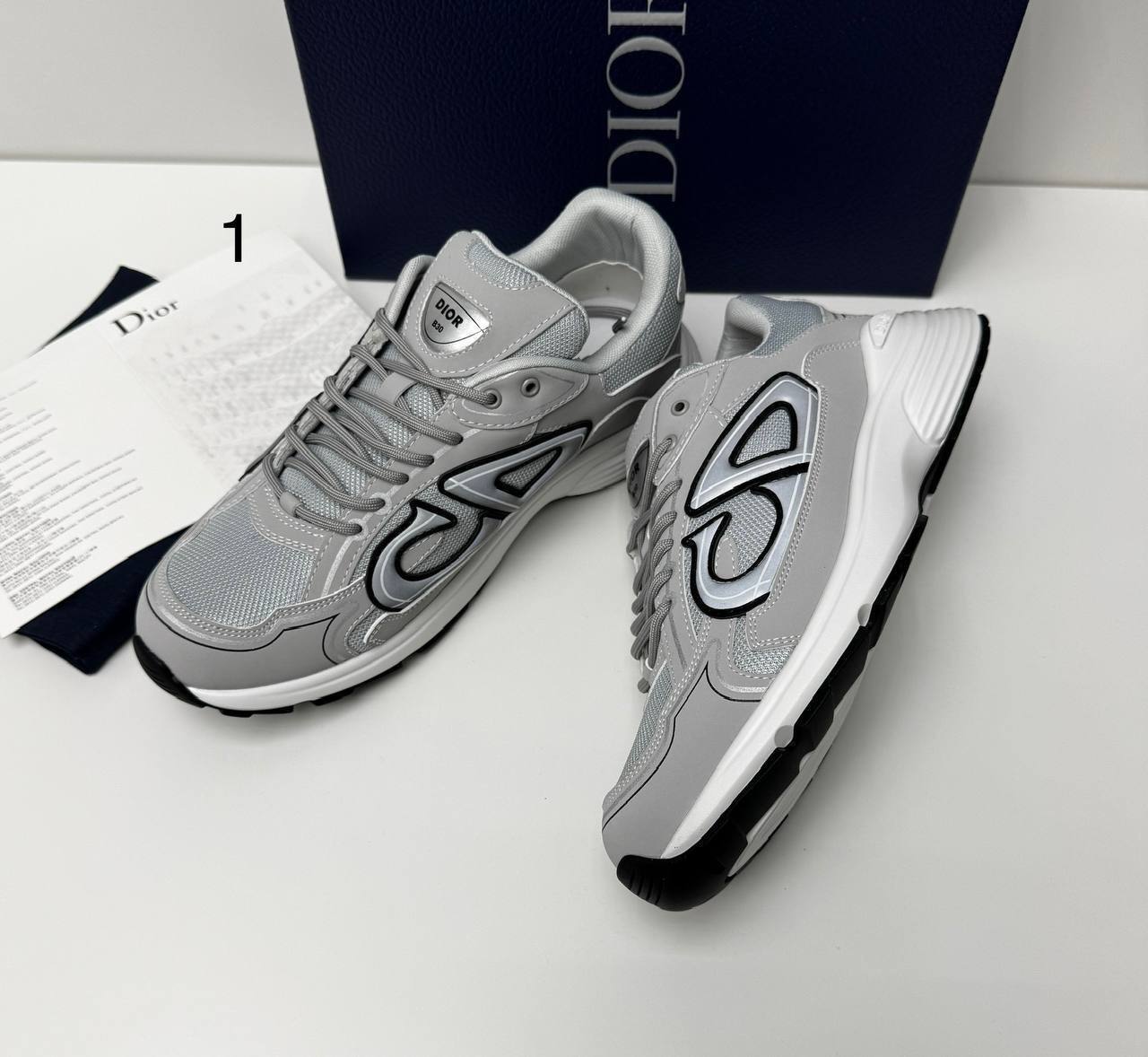Dior B30 Gray Mesh Technical Fabric 3SN279ZRD_H868 Men's Trainers Reps Sale UK Best Quality AAA Replica