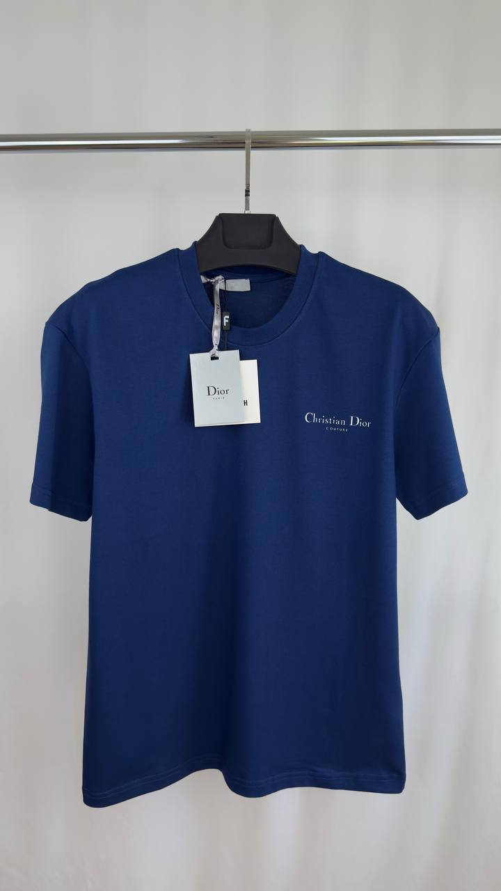 Christian Dior Couture Cotton Knit in 2 Colors T-Shirt Men's Women's Reps UK Best Quality Replica