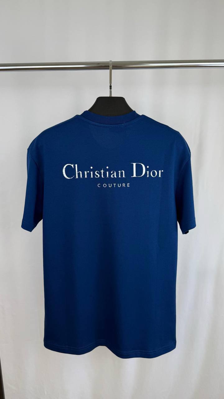 Christian Dior Couture Cotton Knit in 2 Colors T-Shirt Men's Women's Reps UK Best Quality Replica