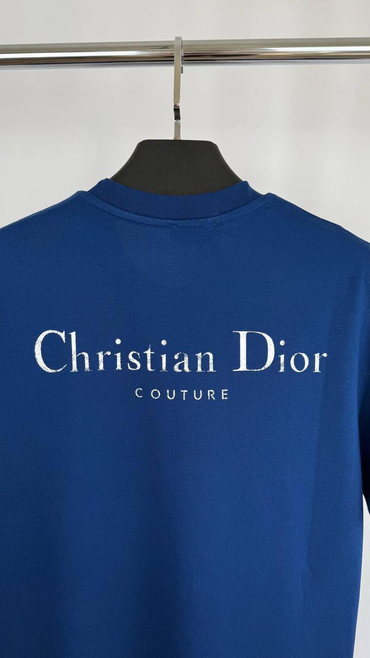Christian Dior Couture Cotton Knit in 2 Colors T-Shirt Men's Women's Reps UK Best Quality Replica