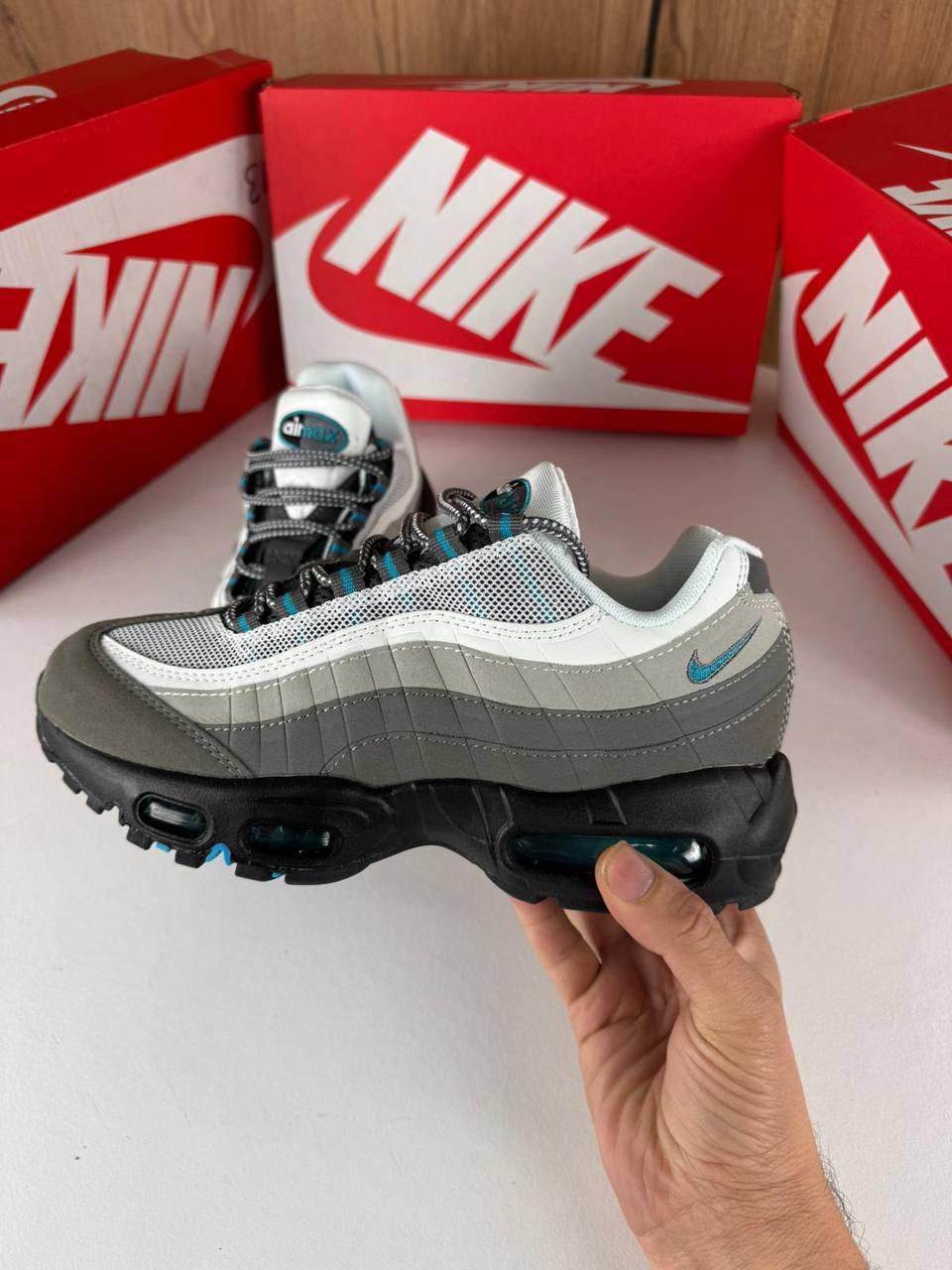 Nike Air Max 95 'Baltic Blue' HM0622-003 Trainers Men's Reps Sale UK Best Quality AAA Replica