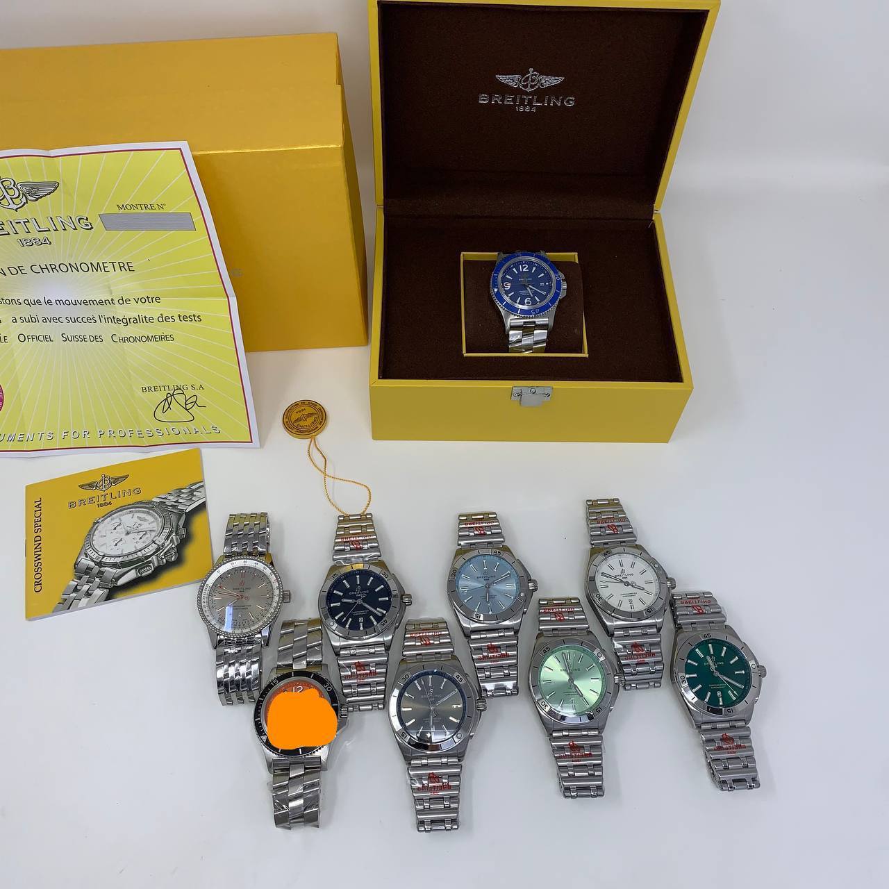 Breitling Chronomat Automatic GMT 40 Stainless Steel in Different Dial Colors Men's Watch UK Best Quality Reps AAA Replica