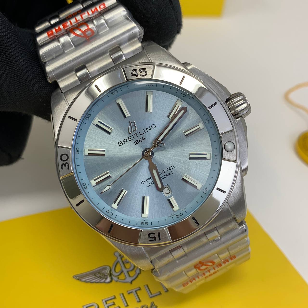 Breitling Chronomat Automatic GMT 40 Stainless Steel in Different Dial Colors Men's Watch UK Best Quality Reps AAA Replica