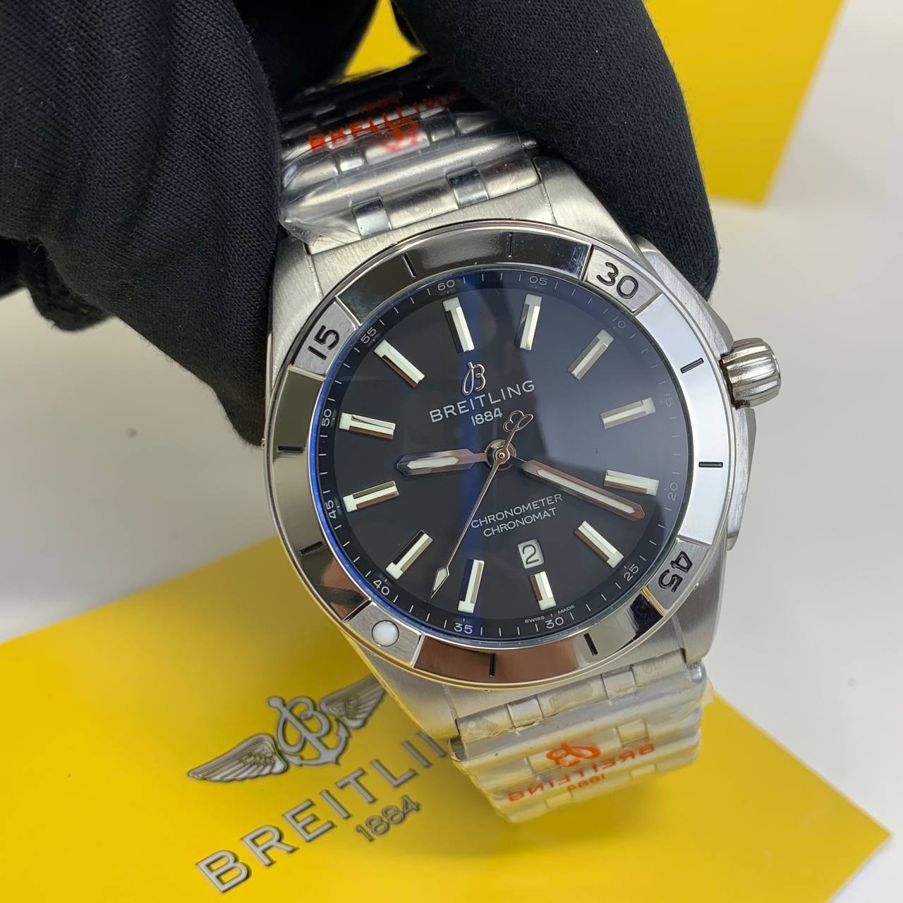 Breitling Chronomat Automatic GMT 40 Stainless Steel in Different Dial Colors Men's Watch UK Best Quality Reps AAA Replica