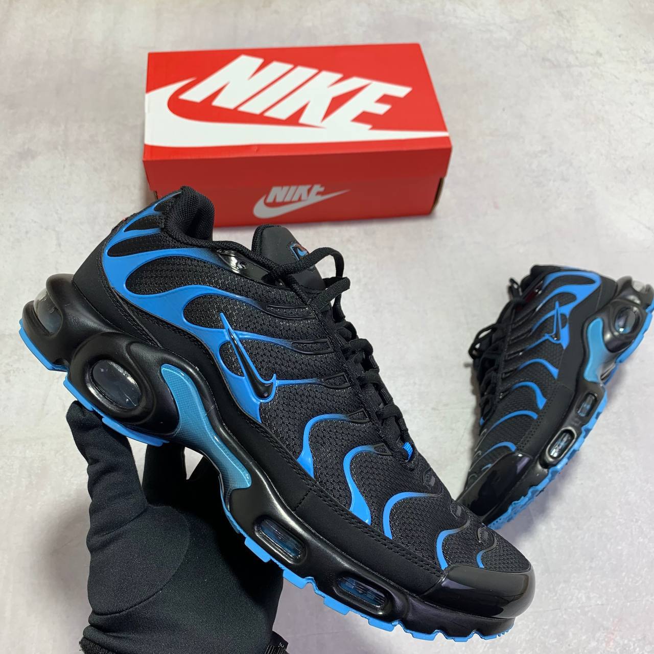 Nike Air Max Plus TN 'Black University Blue' DM0032-005 Men's Trainers Reps Sale UK Best Quality AAA Replica