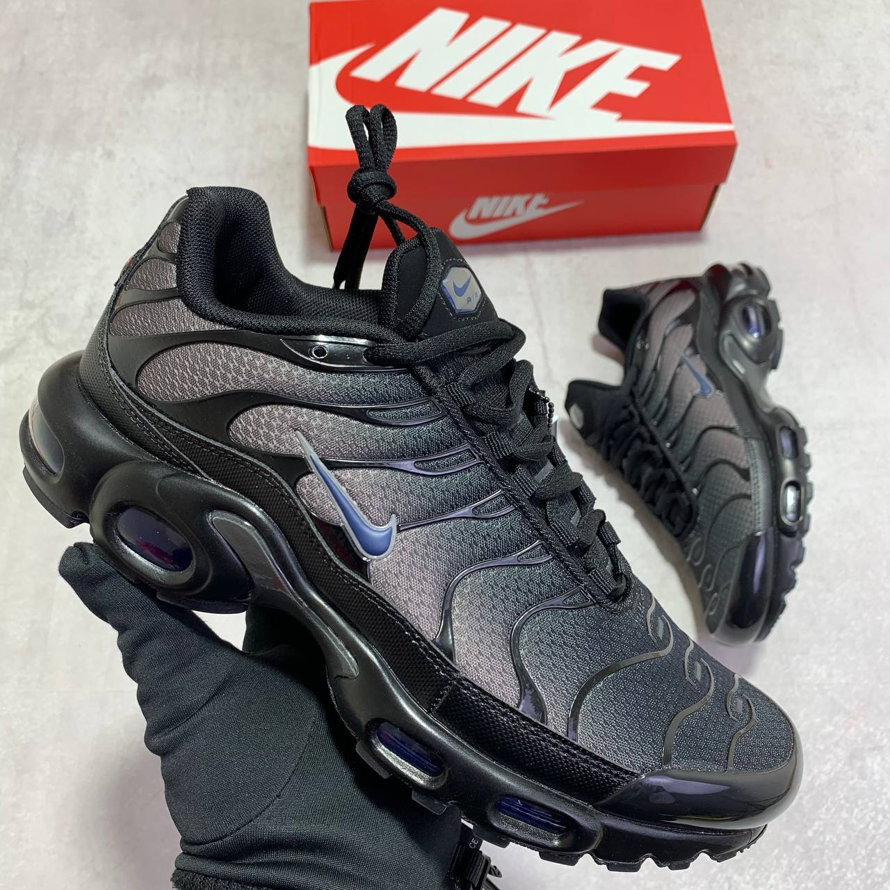 Nike TN Air Max Plus "Black/Cave Stone" DM0032-018 Men's Trainers Reps Sale UK Best Quality AAA Replica