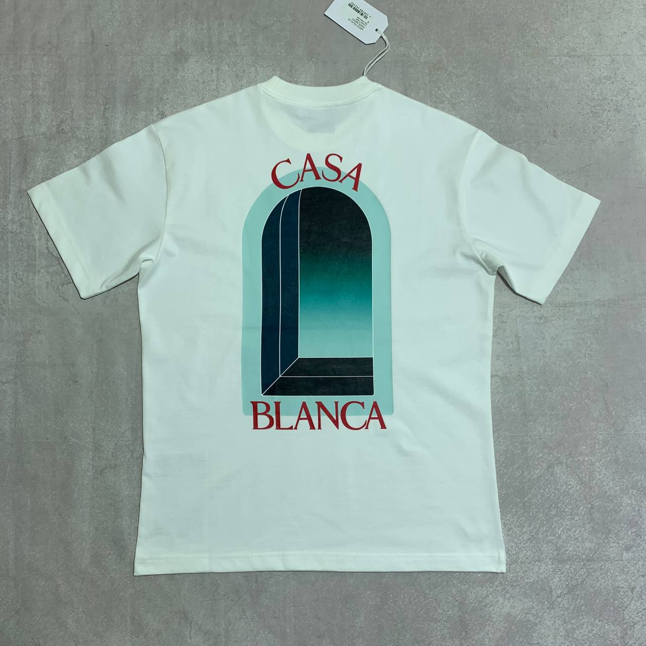 Casablanca L'Arche Short Sleeve T-Shirt in 2 Colors Men's Women's Reps UK Best Quality AAA Replica