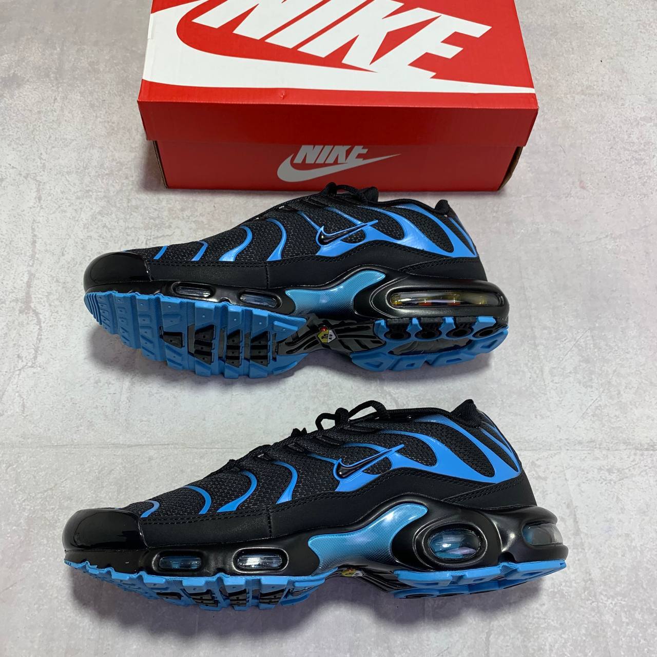 Nike Air Max Plus TN 'Black University Blue' DM0032-005 Men's Trainers Reps Sale UK Best Quality AAA Replica