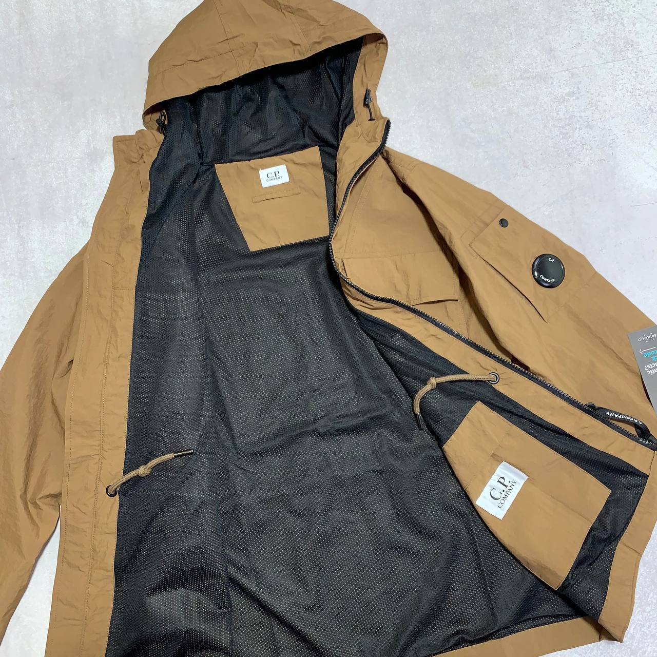 C.P. Company Soft Shell Hooded Signature Detail Jackets in Different Colors Reps UK Best Quality AAA Replica