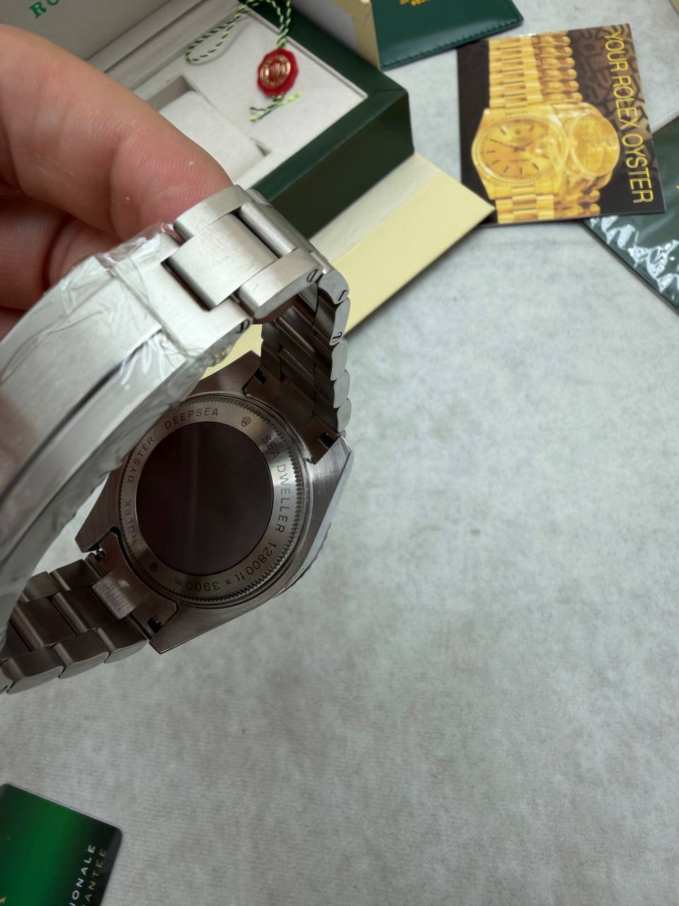 Rolex Deepsea Sea-Dweller Black Dial Men's Watch 126660 Reps Sale UK Best Quality AAA Replica