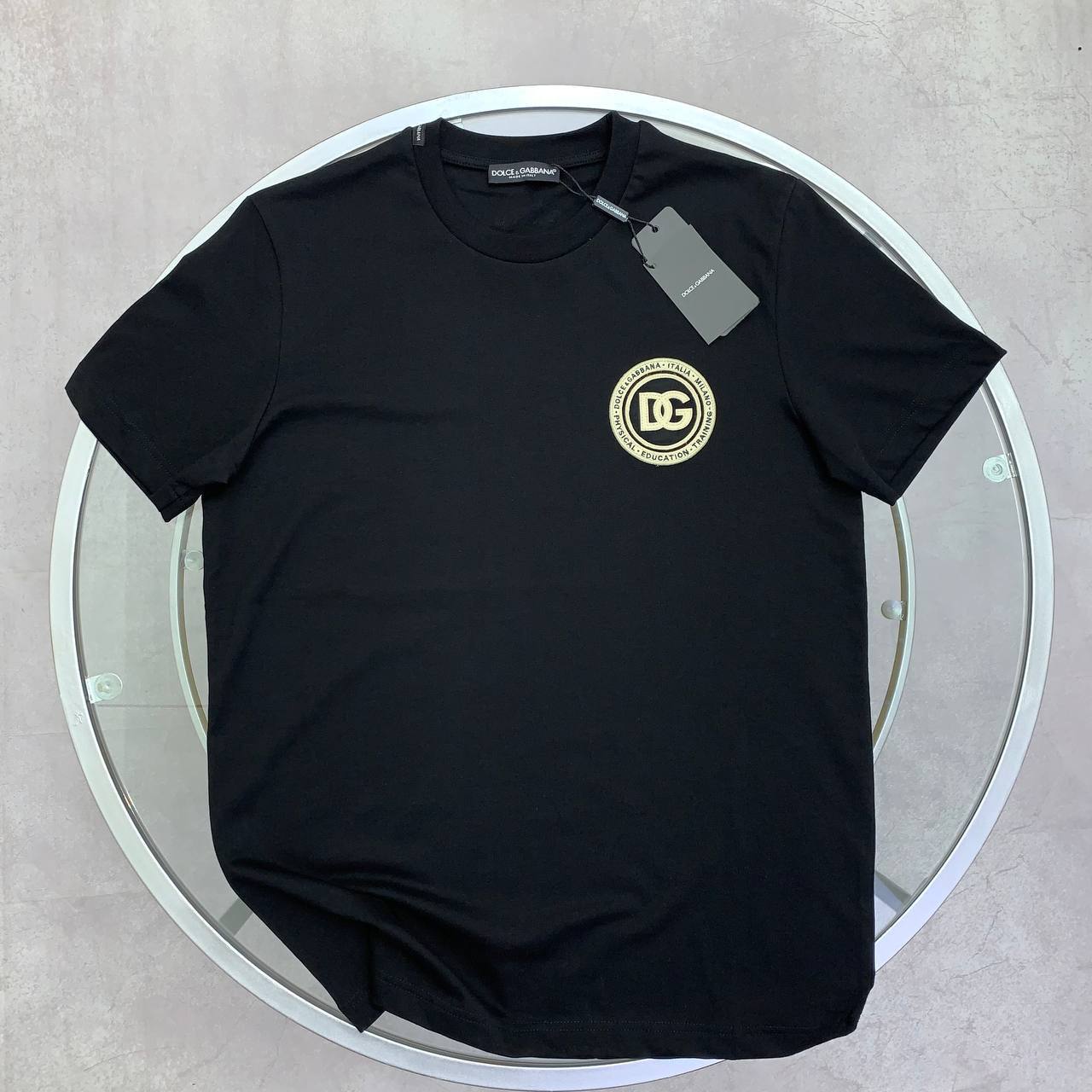 Dolce & Gabbana D&G Logo-Patch Men's Women's T-Shirts in Different Colors Reps Sale UK Best Quality Sale AAA Replica