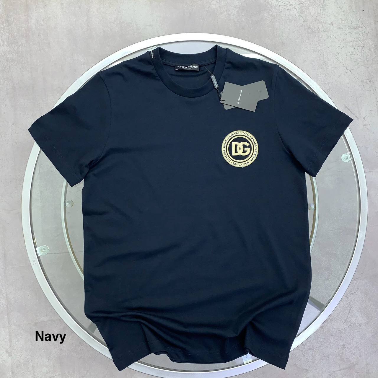 Dolce & Gabbana D&G Logo-Patch Men's Women's T-Shirts in Different Colors Reps Sale UK Best Quality Sale AAA Replica