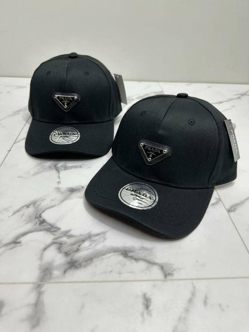 Prada Re-Nylon Enamel Triangle Logo Baseball Cap Men's Reps Sale UK Best Quality AAA Replica