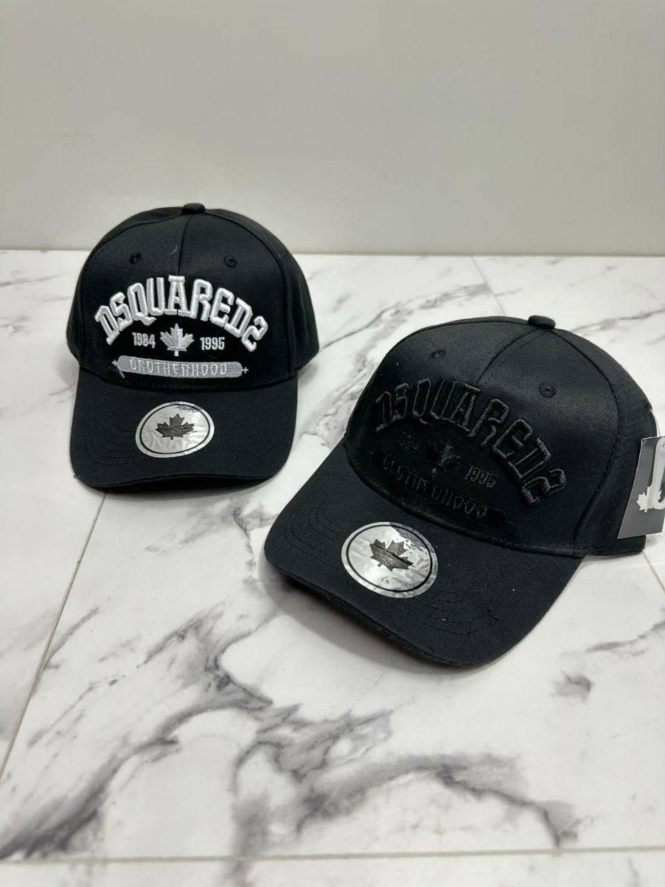 Dsquared2 "Brotherhood 1964 1995" Embroidered Baseball Cap in 2 Logo Colors Men's Reps Sale UK Best Quality AAA Replica