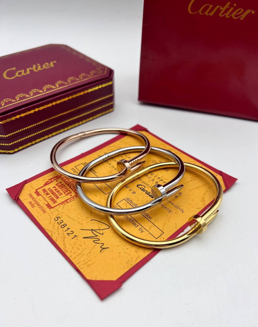 Cartier Nail Classic Bracelets in Different Colors Women's Reps Sale UK Best Quality AAA Replica