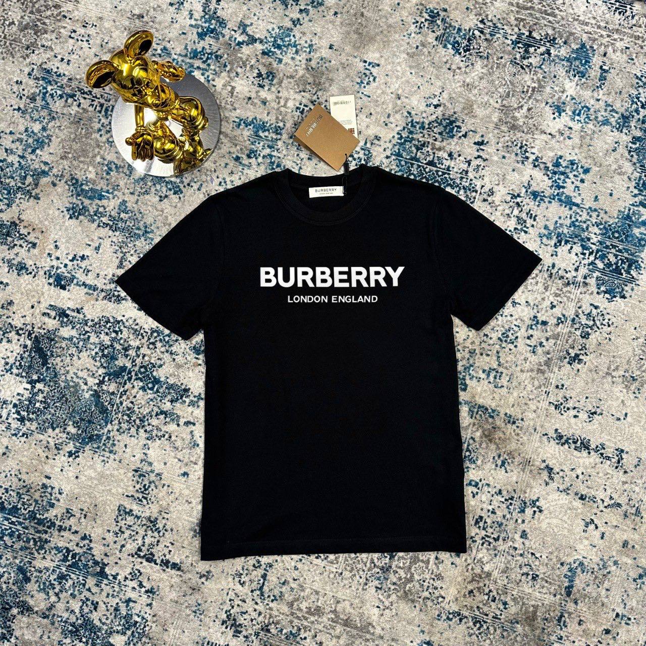 Burberry Logo Print Men's Women's T-Shirts in 2 Colors Reps Sale UK Best Quality AAA Replica