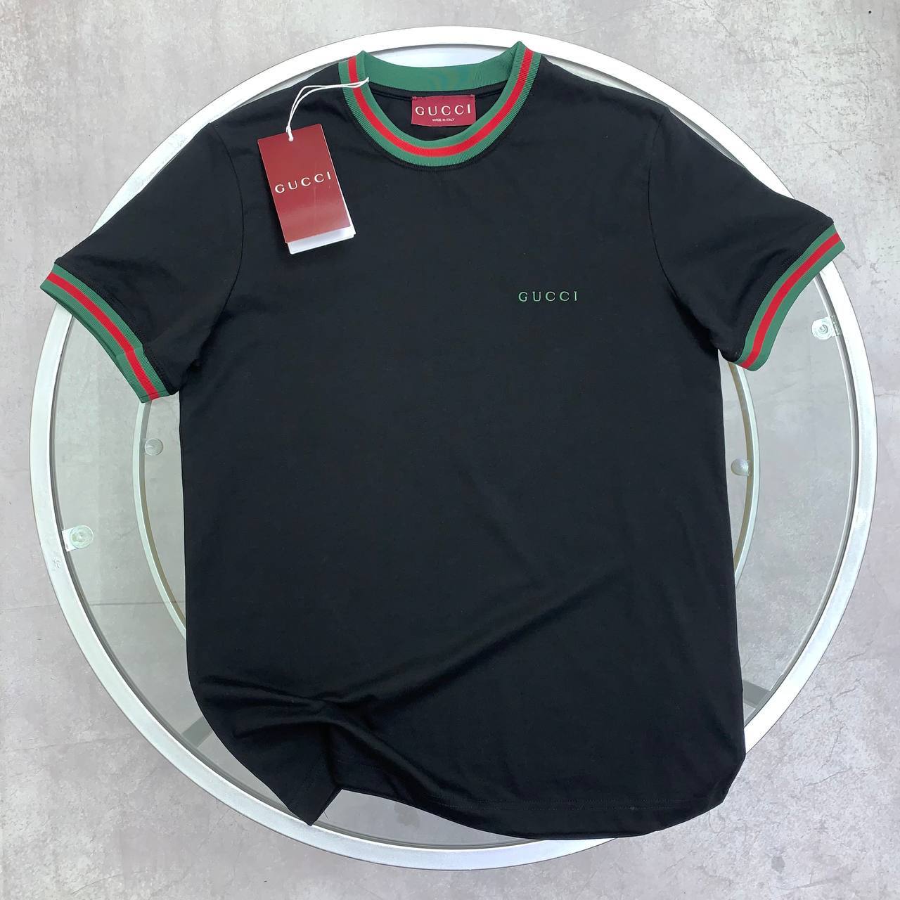 Gucci Web Trim Logo Men's Women's T-Shirts in Different Colors Reps Sale UK Best Quality Sale AAA Replica