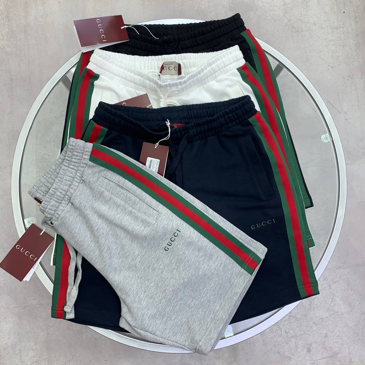 Gucci Web Stripe Shorts in Different Colors Men's Reps Sale UK Best Quality AAA Replica