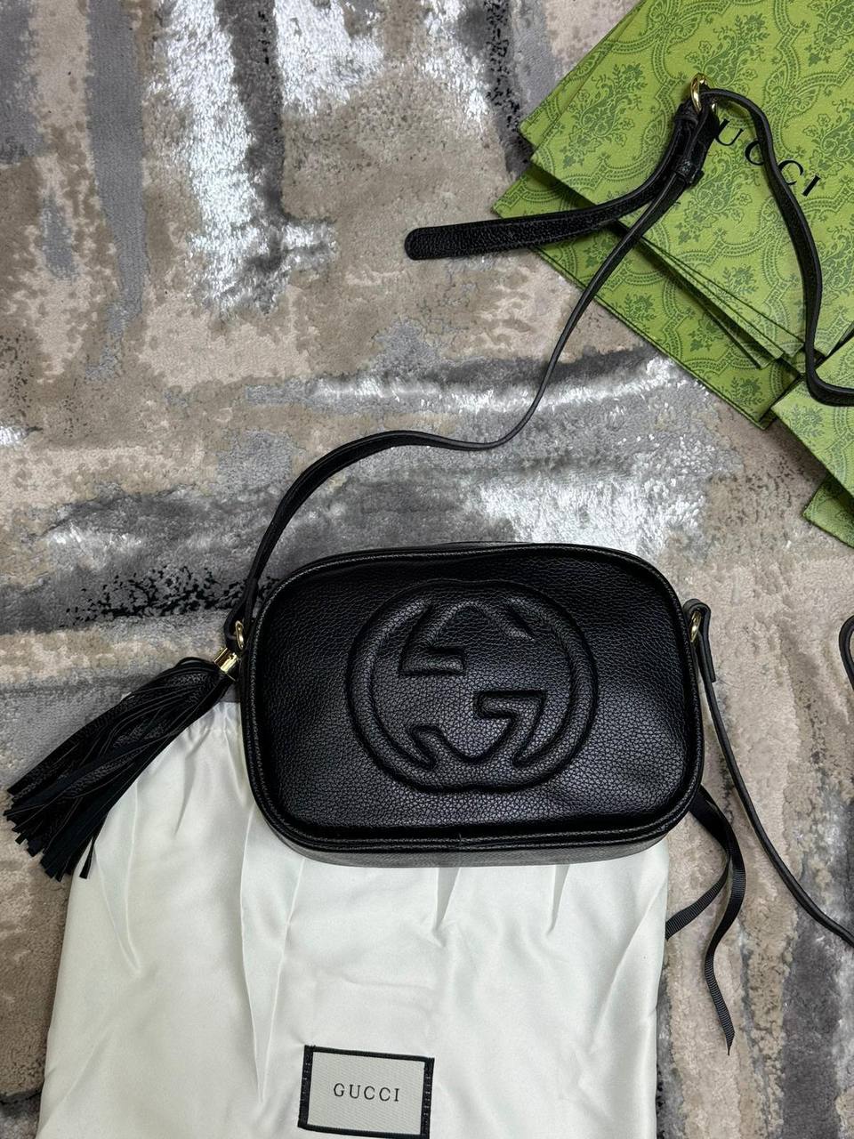 Gucci Soho Disco Black Crossbody Bag 308364 Women's Reps Sale Best Quality AAA Replica