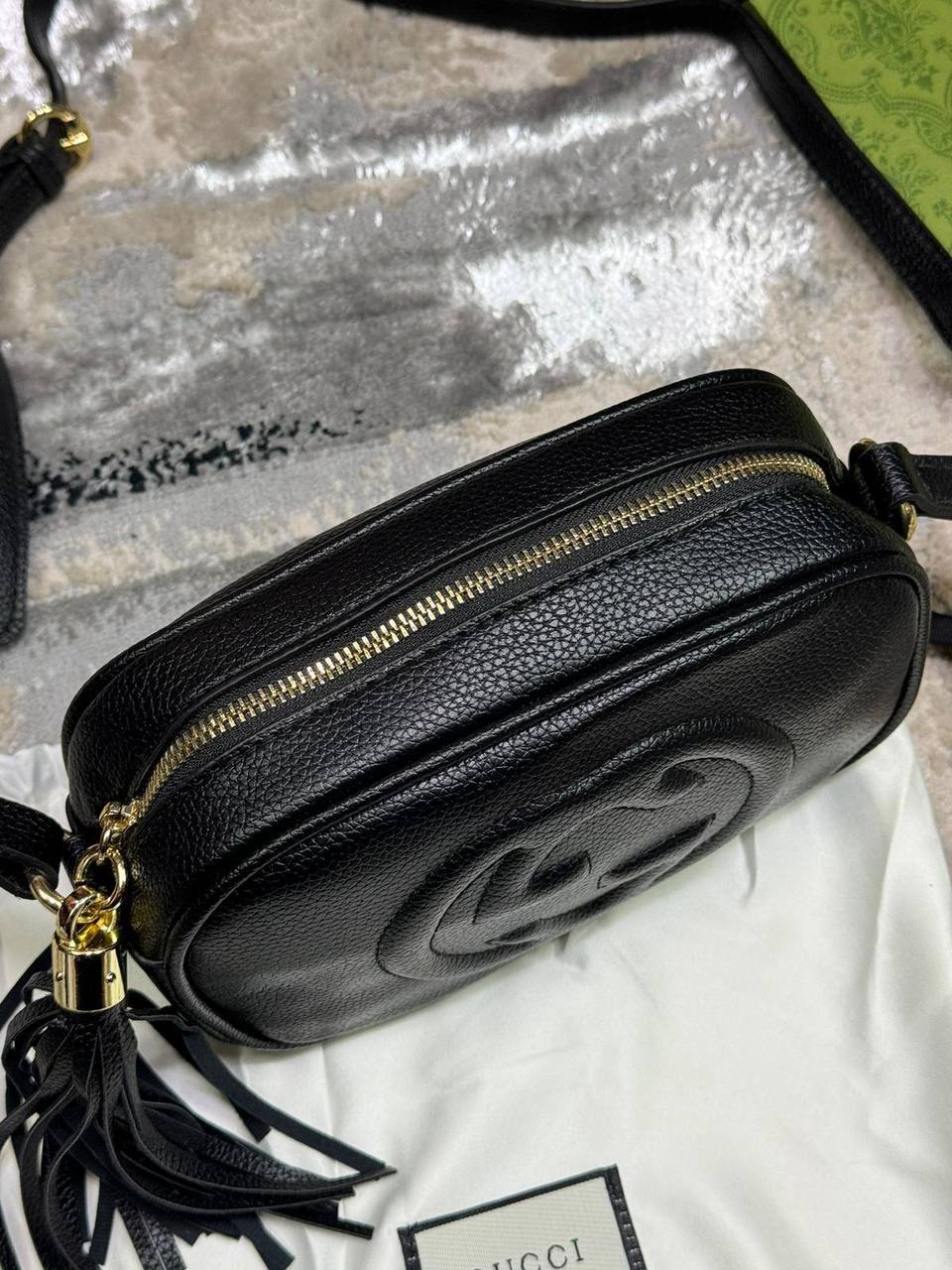 Gucci Soho Disco Black Crossbody Bag 308364 Women's Reps Sale Best Quality AAA Replica