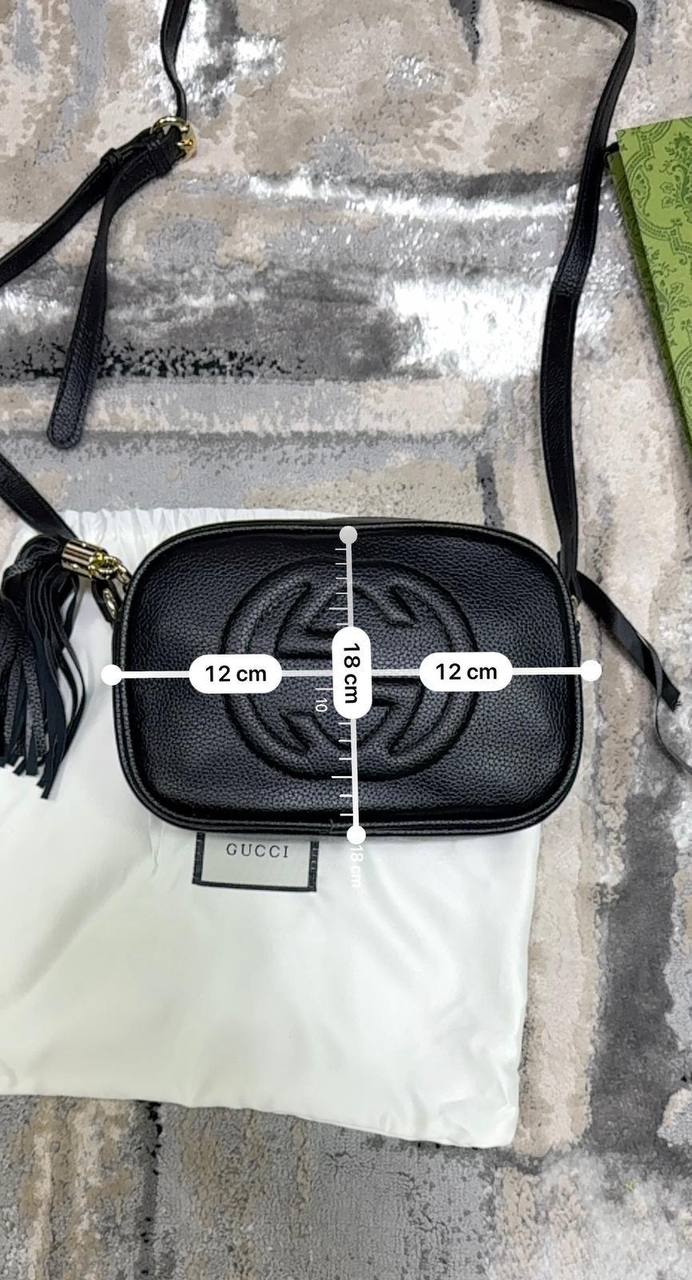 Gucci Soho Disco Black Crossbody Bag 308364 Women's Reps Sale Best Quality AAA Replica