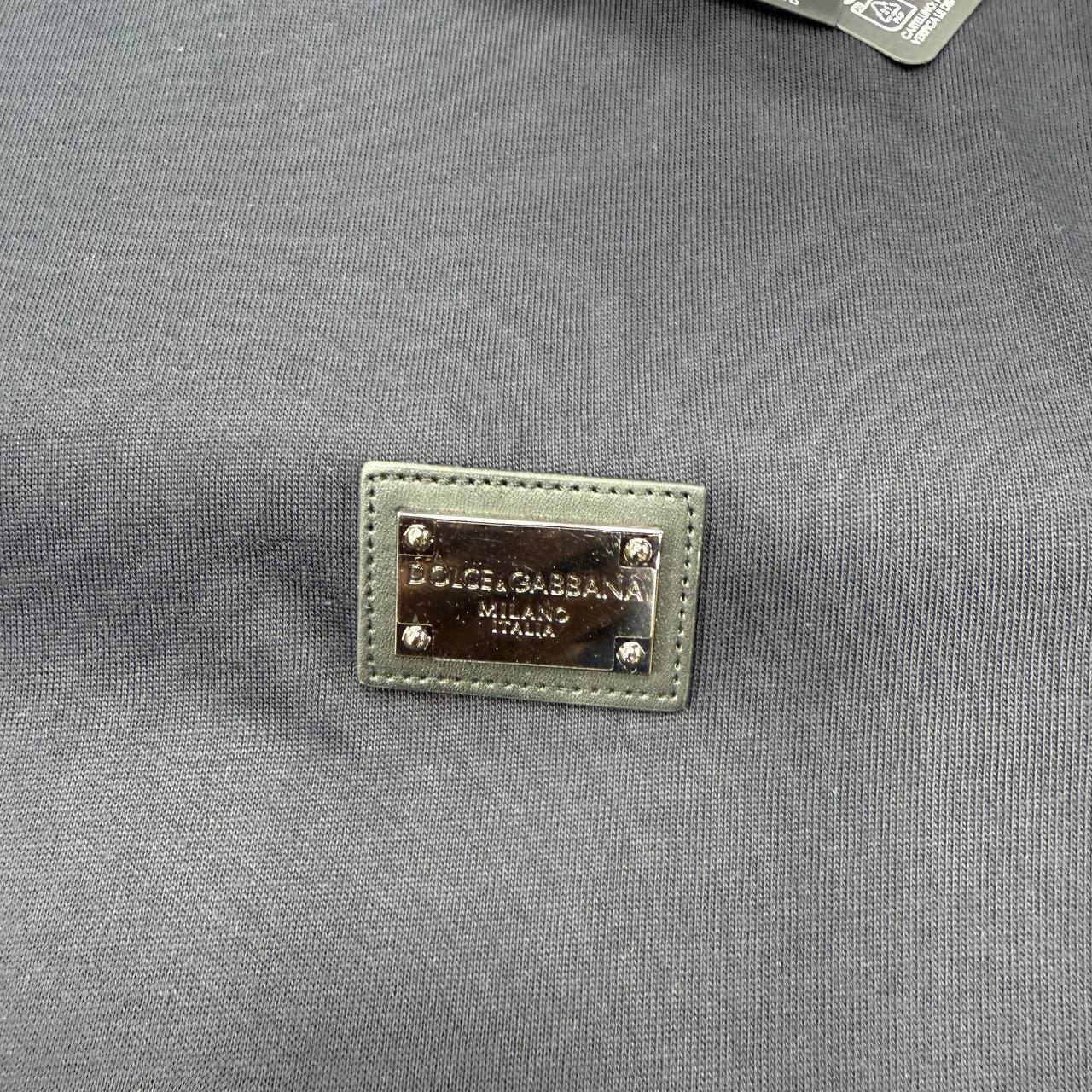 Dolce & Gabbana Logo Plaque Crewneck T-Shirt Men's Women's in Different Colors Reps UK Best Quality Sale AAA Replica