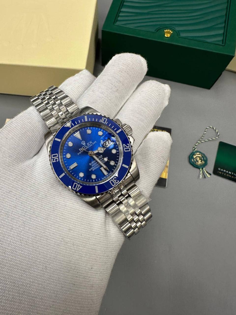 Rolex Submariner Date "Smurf" Men's Watch Reference 116619LB Blue Dial & Jubilee Bracelet Reps Sale UK Best Quality AAA Replica